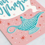 "You are Magic" - Single Greeting Cards in Pink by Stacy Kim - Close-Up