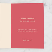 "Girl Gang" - Single Greeting Cards in Coral by Robert and Stella - Customizable Interior Example