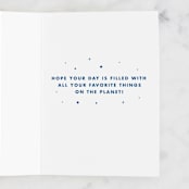 "World's Best Sister" - Single Greeting Cards in Midnight by Jen Banks - Interior