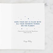 "World's Best Sister" - Single Greeting Cards in Midnight by Jen Banks - Customizable Interior Example