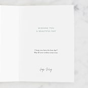 "birthday poppies" - Single Greeting Cards in Garden by Rebecca Durflinger - Customizable Interior Example