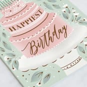 "Fancy Cake" - Single Greeting Cards in Mint by Ana Sharpe - Close-Up