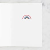 "Rainbow Quote" - Single Greeting Cards in Rainbow by Emanuela Carratoni - Interior