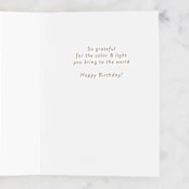 "Shades of Wonderful" - Single Greeting Cards in Rainbow by Kacey Kendrick Wagner - Interior