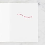 "Sister Birthday" - Single Greeting Cards in Cupcake by Baumbirdy - Interior