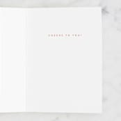 "dirty birthday martini" - Single Greeting Cards in Raspberry by Carolyn Nicks - Interior