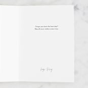 "Wildflowers" - Single Greeting Cards in Nectarine by Olivia Kanaley Inman - Customizable Interior Example