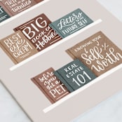 "BDay Bookshelf" - Single Greeting Cards in Colorful by Carolyn Kach - Close-Up