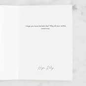 "BFF Flowchart" - Single Greeting Cards in Blush by Shannon Kohn - Customizable Interior Example