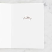 "Birthday Like You" - Single Greeting Cards in Blush by Carolyn Kach - Interior
