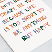 "Self love" - Single Greeting Cards in Citrus by Emanuela Carratoni - Close-Up