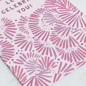 "All That You Are" - Single Greeting Cards in Plum by Christine Llewellyn - Close-Up