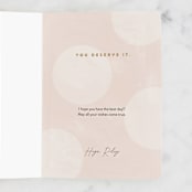"Happy Birthday Cake" - Single Greeting Cards in Cupcake by Pixel and Hank - Customizable Interior Example