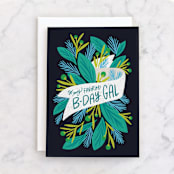 "bday gal" - Single Greeting Cards in Midnight by Jen Owens - Front
