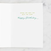 "bday gal" - Single Greeting Cards in Midnight by Jen Owens - Interior