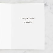 "Coffee Birthday" - Single Greeting Cards in Cotton Candy by Katherine Moynagh - Interior