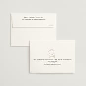 "Locket" - Wedding Invitations in Pearl by Erin L. Wilson - FREE Recipient Addressing