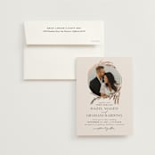 "Locket" - Wedding Invitations in Pearl by Erin L. Wilson - Invitation with Envelope