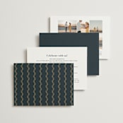 "For Eternity" - Wedding Invitations in Midnight by Ana de Sousa - Back of Card Options