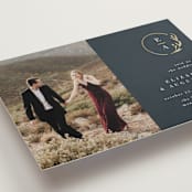"For Eternity" - Wedding Invitations in Midnight by Ana de Sousa - Detail