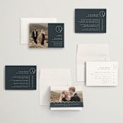 "For Eternity" - Wedding Invitations in Midnight by Ana de Sousa - Invitation Suite