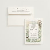 "In the country" - Wedding Invitations in Forest by Paper Sun Studio - Invitation with Envelope