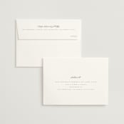"Refined style" - Wedding Invitations in Slate by Stacey Meacham - FREE Recipient Addressing