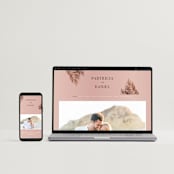 "Sunset by the Sea" - Wedding Invitations in Coral by lulu and isabelle - FREE Wedding Website