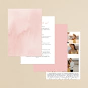 "Pretty Wildflowers" - Wedding Invitations in Garden by Lori Wemple - Back of Card Options