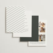 "Initialed" - Wedding Invitations in Chantilly by Jessica Williams - Back of Card Options