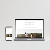"Initialed" - Wedding Invitations in Chantilly by Jessica Williams - FREE Wedding Website