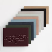 "Sea Crest" - Wedding Invitations in Turquoise by Kaydi Bishop - Colored Envelopes Available