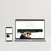 "Regent" - Wedding Invitations in Opal by Robert and Stella - FREE Wedding Website