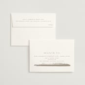 "True Love" - Wedding Invitations in Clay by Carolyn Nicks - FREE Recipient Addressing