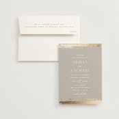"True Love" - Wedding Invitations in Clay by Carolyn Nicks - Invitation with Envelope
