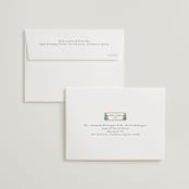 "Deco Spring Florals" - Wedding Invitations in Birch by Shiny Penny Studio - FREE Recipient Addressing