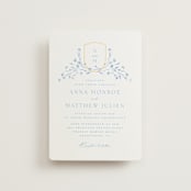 "storybook garden" - Wedding Invitations in Bluebell by Kristie Kern - Front