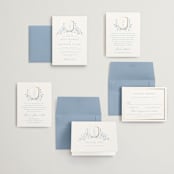 "storybook garden" - Wedding Invitations in Bluebell by Kristie Kern - Invitation Suite