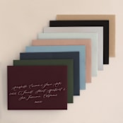 "Garden Blooms" - Wedding Invitations in Ivory by Susan Moyal - Colored Envelopes Available