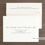 "A Sparkly Love" - Wedding Invitations in Snow by Erin Deegan - FREE Recipient Addressing