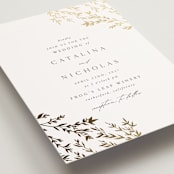 "Swoon" - Wedding Invitations in Cotton by Carolyn Nicks - Detail