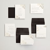 "Swoon" - Wedding Invitations in Cotton by Carolyn Nicks - Invitation Suite