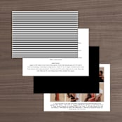 "Sparkle + Shine" - Wedding Invitations in Golden by Kristie Kern - Back of Card Options