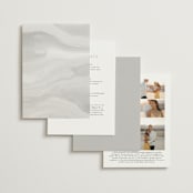 "Overlay" - Wedding Invitations in Silk by Kelly Schmidt - Back of Card Options