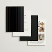 "Nouveau flowers" - Wedding Invitations in Onyx by Ana de Sousa - Back of Card Options