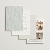 "Mountaintop" - Wedding Invitations in Evergreen by Paper Sun Studio - Back of Card Options