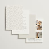 "gathering" - Wedding Invitations in Smoke by Olivia Raufman - Back of Card Options