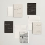 "gathering" - Wedding Invitations in Smoke by Olivia Raufman - Invitation Suite