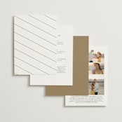 "Idyllic" - Wedding Invitations in Sugar by Jessica Williams - Back of Card Options