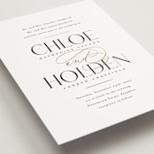 "Idyllic" - Wedding Invitations in Sugar by Jessica Williams - Detail